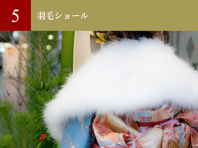 羽毛ショール